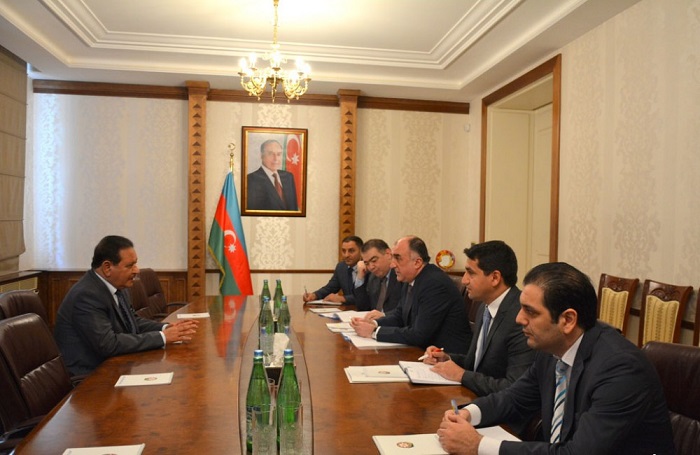 Azerbaijani FM meets outgoing Qatari Ambassador 